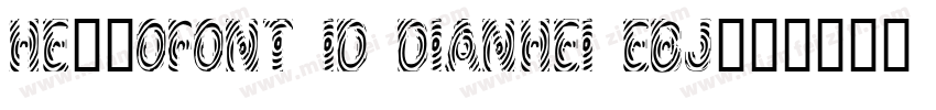 HelloFont ID DianHei EBJ字体转换